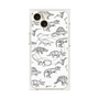 プレミアムパネル with MagSafe［ Dinosaurs No.2 - White ］