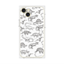 プレミアムパネル with MagSafe［ Dinosaurs No.2 - White ］
