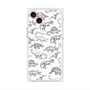 プレミアムパネル with MagSafe［ Dinosaurs No.2 - White ］