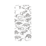 プレミアムパネル with MagSafe［ Dinosaurs No.2 - White ］