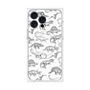 プレミアムパネル with MagSafe［ Dinosaurs No.2 - White ］