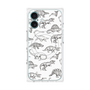 プレミアムパネル with MagSafe［ Dinosaurs No.2 - White ］