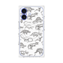 プレミアムパネル with MagSafe［ Dinosaurs No.2 - White ］
