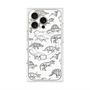 プレミアムパネル with MagSafe［ Dinosaurs No.2 - White ］