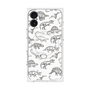 プレミアムパネル with MagSafe［ Dinosaurs No.2 - White ］