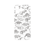プレミアムパネル with MagSafe［ Dinosaurs No.2 - White ］