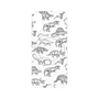 プレミアムパネル with MagSafe［ Dinosaurs No.2 - White ］