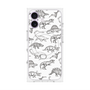 プレミアムパネル with MagSafe［ Dinosaurs No.2 - White ］