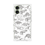 プレミアムパネル with MagSafe［ Dinosaurs No.2 - White ］