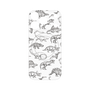 プレミアムパネル with MagSafe［ Dinosaurs No.2 - White ］