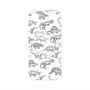 プレミアムパネル with MagSafe［ Dinosaurs No.2 - White ］