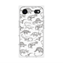 プレミアムパネル with MagSafe［ Dinosaurs No.2 - White ］