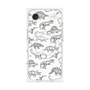 プレミアムパネル with MagSafe［ Dinosaurs No.2 - White ］