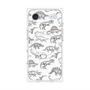 プレミアムパネル with MagSafe［ Dinosaurs No.2 - White ］
