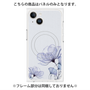 プレミアムパネル with MagSafe［ Natural Flower - blue ］
