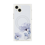 プレミアムパネル with MagSafe［ Natural Flower - blue ］