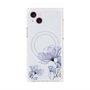 プレミアムパネル with MagSafe［ Natural Flower - blue ］