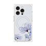 プレミアムパネル with MagSafe［ Natural Flower - blue ］