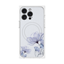 プレミアムパネル with MagSafe［ Natural Flower - blue ］