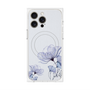 プレミアムパネル with MagSafe［ Natural Flower - blue ］