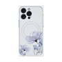 プレミアムパネル with MagSafe［ Natural Flower - blue ］