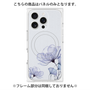 プレミアムパネル with MagSafe［ Natural Flower - blue ］