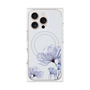 プレミアムパネル with MagSafe［ Natural Flower - blue ］