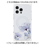 プレミアムパネル with MagSafe［ Natural Flower - blue ］