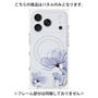 プレミアムパネル with MagSafe［ Natural Flower - blue ］