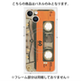 プレミアムパネル with MagSafe［ RETORO CASSETTE TAPE - Skeleton Orange ］