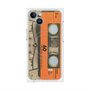 プレミアムパネル with MagSafe［ RETORO CASSETTE TAPE - Skeleton Orange ］