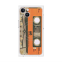 プレミアムパネル with MagSafe［ RETORO CASSETTE TAPE - Skeleton Orange ］