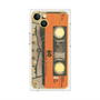プレミアムパネル with MagSafe［ RETORO CASSETTE TAPE - Skeleton Orange ］