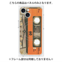 プレミアムパネル with MagSafe［ RETORO CASSETTE TAPE - Skeleton Orange ］
