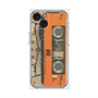 プレミアムパネル with MagSafe［ RETORO CASSETTE TAPE - Skeleton Orange ］