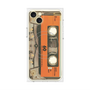 プレミアムパネル with MagSafe［ RETORO CASSETTE TAPE - Skeleton Orange ］