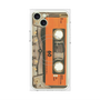プレミアムパネル with MagSafe［ RETORO CASSETTE TAPE - Skeleton Orange ］