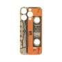 プレミアムパネル with MagSafe［ RETORO CASSETTE TAPE - Skeleton Orange ］