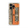 プレミアムパネル with MagSafe［ RETORO CASSETTE TAPE - Skeleton Orange ］