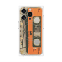 プレミアムパネル with MagSafe［ RETORO CASSETTE TAPE - Skeleton Orange ］