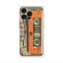 プレミアムパネル with MagSafe［ RETORO CASSETTE TAPE - Skeleton Orange ］