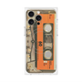 プレミアムパネル with MagSafe［ RETORO CASSETTE TAPE - Skeleton Orange ］