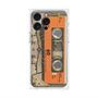 プレミアムパネル with MagSafe［ RETORO CASSETTE TAPE - Skeleton Orange ］