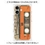 プレミアムパネル with MagSafe［ RETORO CASSETTE TAPE - Skeleton Orange ］