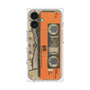プレミアムパネル with MagSafe［ RETORO CASSETTE TAPE - Skeleton Orange ］