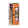 プレミアムパネル with MagSafe［ RETORO CASSETTE TAPE - Skeleton Orange ］