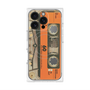 プレミアムパネル with MagSafe［ RETORO CASSETTE TAPE - Skeleton Orange ］