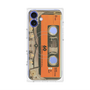 プレミアムパネル with MagSafe［ RETORO CASSETTE TAPE - Skeleton Orange ］