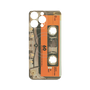 プレミアムパネル with MagSafe［ RETORO CASSETTE TAPE - Skeleton Orange ］