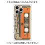 プレミアムパネル with MagSafe［ RETORO CASSETTE TAPE - Skeleton Orange ］